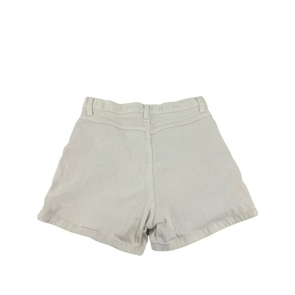 Vintage Bill Blass Off White Denim Shorts High Waisted 6 Petites - Picture 6 of 6